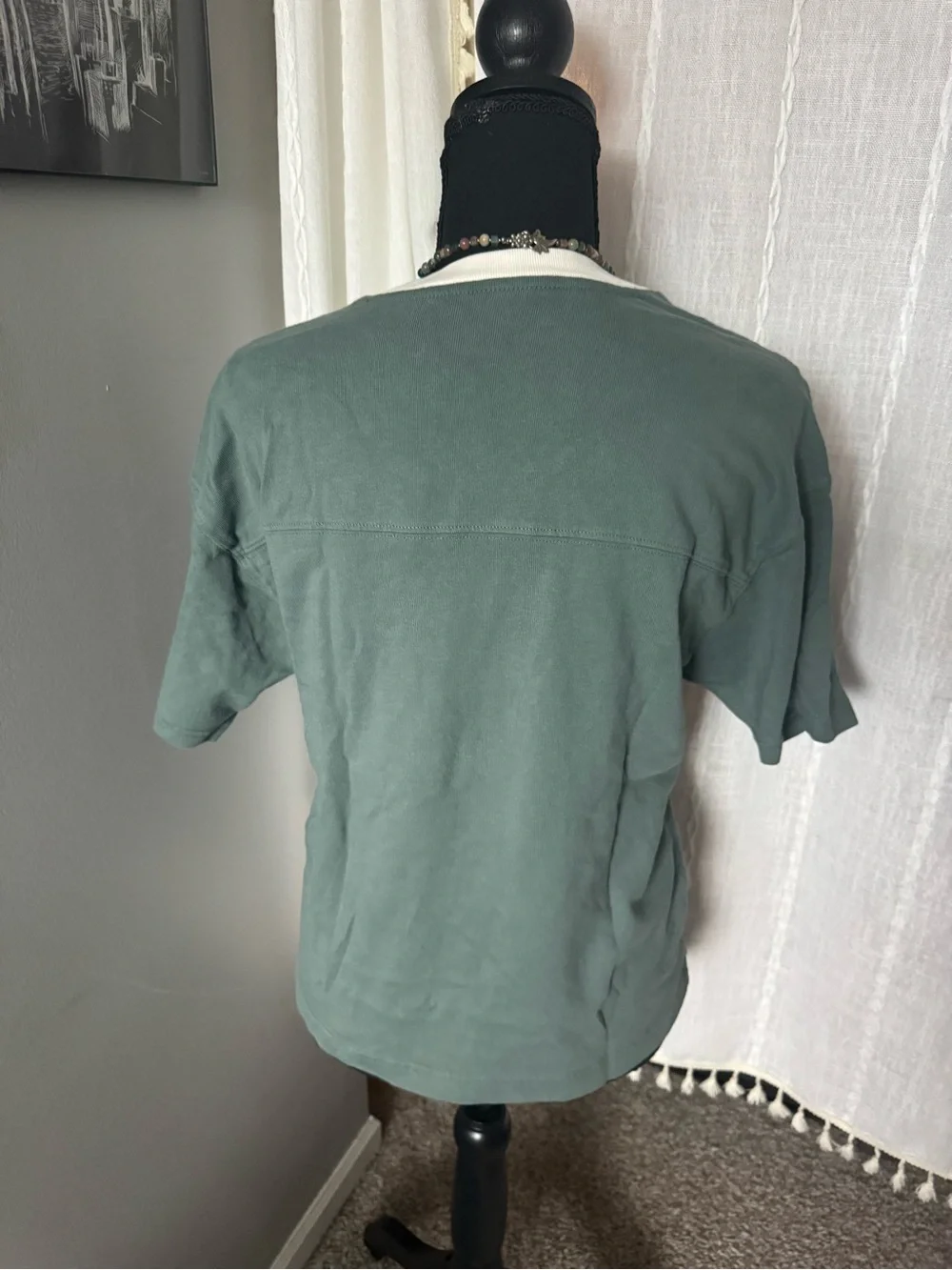 GAP x Disney Kids Green Short Sleeve Tee with Goofy